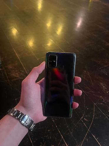 a 3 telefon: Samsung Galaxy A71, 128 GB, rəng - Mavi, Qırıq — 3