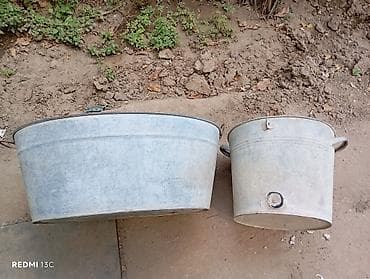su samuru: Sinklər və vedrə – sinklənmiş metal dəst - Material: qalvanizə — 3