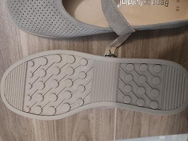 женские желтые туфли: Балетки, Размер: 40, цвет - Серый, Новый — 2