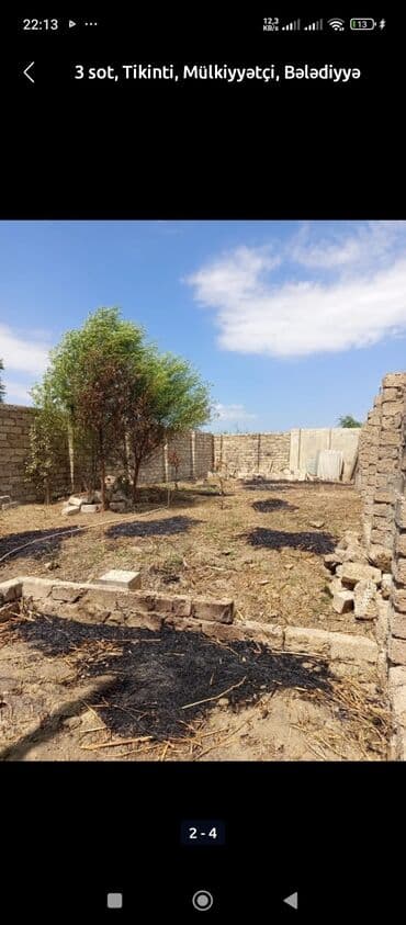 yasmada satılan torpaqlar: Tikinti, Mülkiyyətçi, Müqavilə — 2