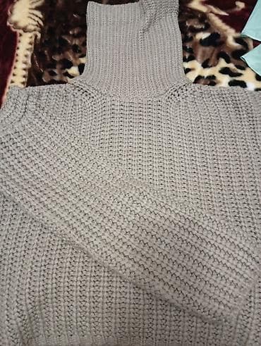 qadinlar: Qadın sviteri – JE F LEFON brendi - Model: yüksək boğazlı (boğazlı — 3