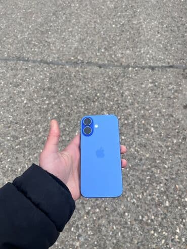 IPhone 16, 128 GB, Mavi, Face ID