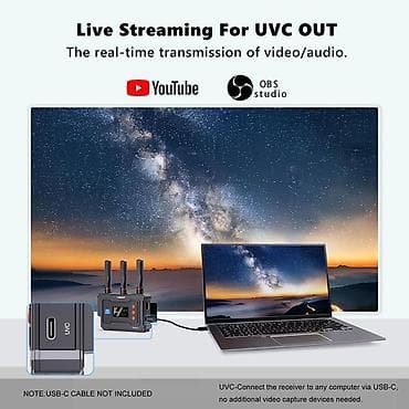 VRIH 096PRO simsiz video ötürücü/qəbuledici sistemi - 1 ötürücü ilə — 10
