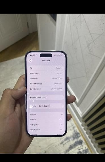 Elektronika: IPhone 14 Pro, 128 GB, Matte Gold, Barmaq izi, Face ID, Simsiz şarj — 3