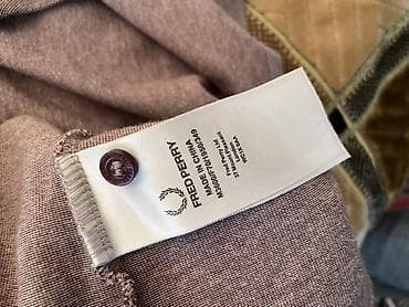 купить мужской свитер: Мужское поло, Fred Perry, M, цвет - Серый — 2