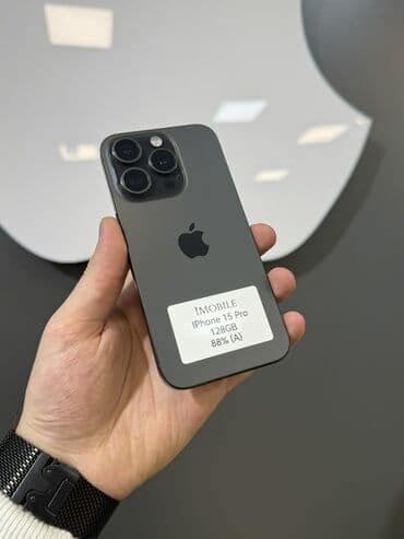iphone 15 plus ikinci el: IPhone 15 Pro, 128 GB, Space Gray, Face ID — 1
