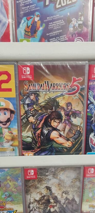 poye sviç: Nintendo switch üçün samurai warriors 5 oyun diski. Tam original — 1