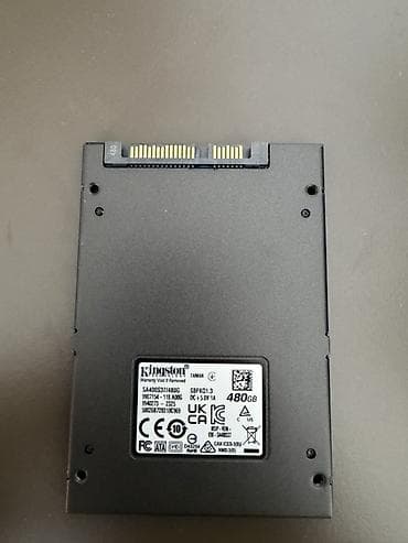 Kompüter ehtiyyat hissələri: Kingston SSD SA400S37/480G – 480 GB - Form-faktor: 2.5" - İnterfeys — 2