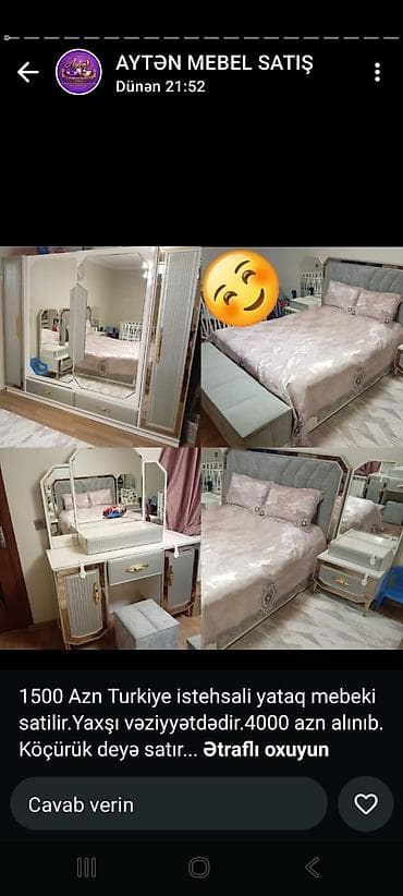 turkiye sekilleri: İkinəfərlik çarpayı, Türkiyə, İşlənmiş — 4