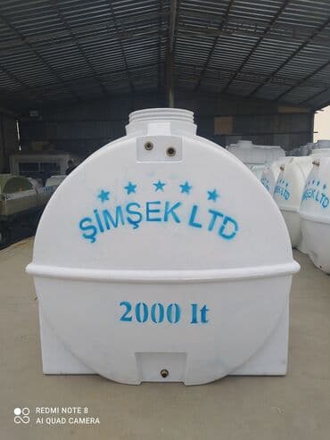 çən dəmir: Bak, Plastik, 2000 l l, Yeni, Ödənişli çatdırılma — 2