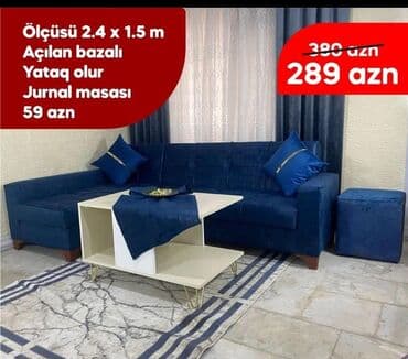 metbex künc divanları: Künc divan, Yeni, Açılan, Bazalı, Parça, Ödənişli çatdırılma — 2