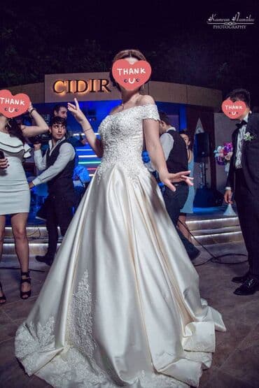 Digər avtomobillər: Gəlinlik libas satılır. 1 dəfə geyinilib, kimyavi təmizləmədən keçib — 1