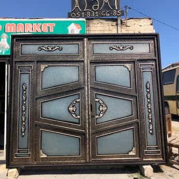 avtomat darvazalar: Eni-3 Hündürlük 2.60 Şveller-8diy Profil 40/40 Qalın List-2liy — 3