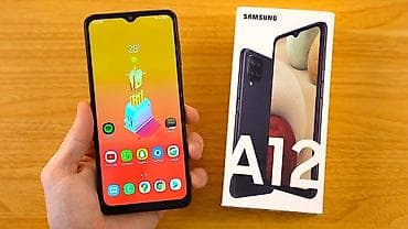 philips xenium 9@9h: Samsung Galaxy A12, 32 GB, rəng - Qara — 4