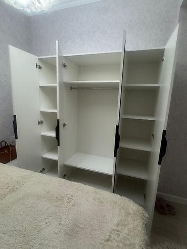 tecili satilan evler: 4 qapılı, Güzgülü, Ağ, Açılan, Düz dolab — 3