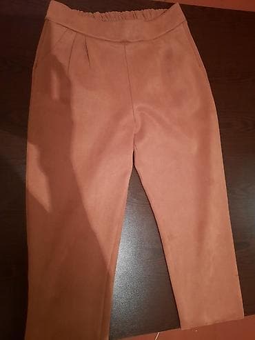 Qadın şalvarı – tünd somon/rus torpaq rəngində -Ölçü: 42 razmer -