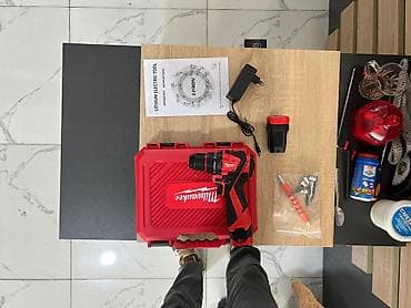 ucuz drel: Milwaukee akkumulyatorlu vurucu/şurup sıxan dəsti Xüsusiyyətlər: - — 1