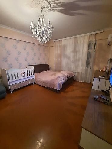 Mənzillər: Kirayə mənzil – 1 otaqlı (studiyo tipli mətbəx + geniş yataq otağı) — 1