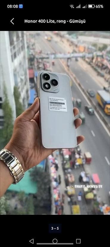 tv ucuz: Honor 400 Lite, rəng - Gümüşü, İki sim kartlı — 1