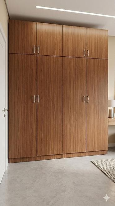 Mebel: çox bölməli şkaf - Material: Taxta teksturalı laminat (isti lalafo.az -da Mebel: çox bölməli şkaf - Material: Taxta teksturalı laminat (isti