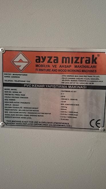 Mexaniki əl alətləri: Ayza band421 kanal açmasıda var - - Təyinat: Mebel panellərinin — 4