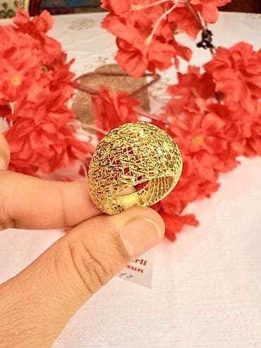 qizi: Toy, Üzük, Sarı qızıl, 750 Əyar, Qaşsız — 2
