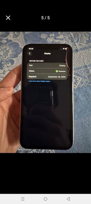 ayfon 11 sadə: IPhone 11, Ağ, Face ID — 3