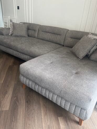 угловые диваны в баку: Угловой диван, Б/у, Нераскладной, С подъемным механизмом, Ткань, Нет доставки — 11