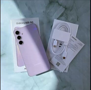 Video oyunlar və konsollar: Samsung Galaxy A55, 256 GB, rəng - Bənövşəyi, Barmaq izi — 1