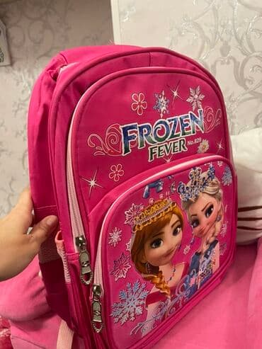 mekteb levazimati: Uşaq üçün “Frozen Fever” mövzulu məktəb çantası - Rəng: parlaq — 2