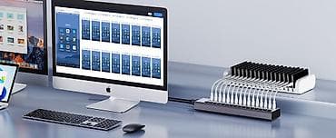 apple ipad pro: ACASIS 16-Port USB 3.0 Hub – yüksək tutumlu masaüstü USB bölücü - 16 — 4