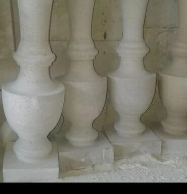 həyət üçün daşlar: Dekorativ daş güldanlar bağçalar, parklar, həyət sahələri və ya digər — 30