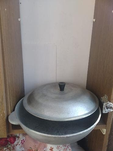 west qazan destleri: Aş qazanı, rəng - Gümüşü, Çuqun — 2