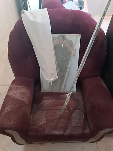 sam: Mebel dəsti: 3 nəfərlik divan + 1 nəfərlik kreslo və ayrıca iri ölçülü — 2