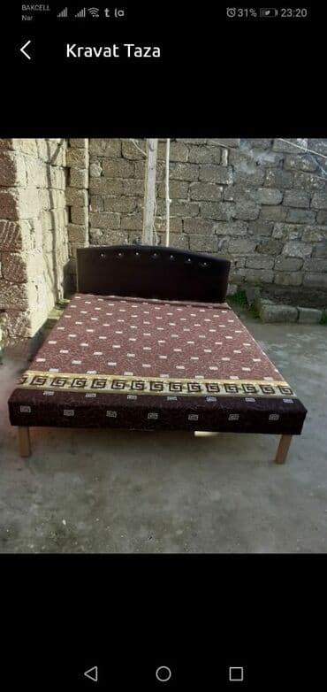 Çarpayı təzə Hazırı var Çatdırılma var 1 nəfərlik 50 manat 2 — 3