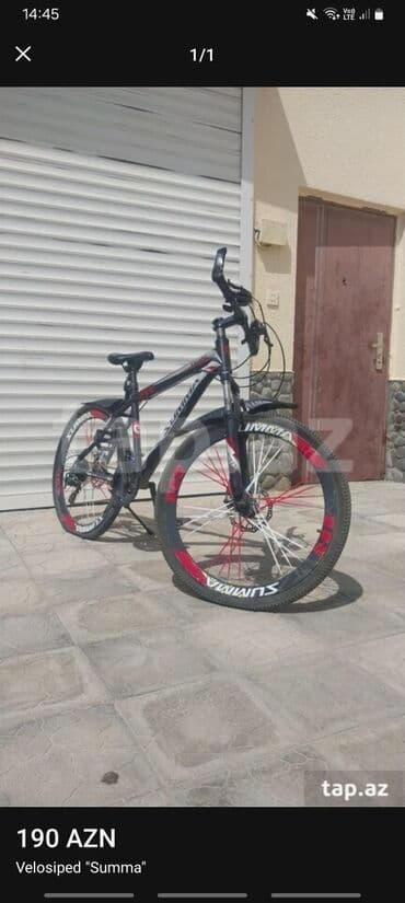 velosiped rambo 26: İşlənmiş Dağ velosipedi 26", sürətlərin sayı: 10, Ünvandan götürmə, Ödənişli çatdırılma — 1