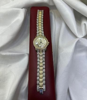 saati: Yeni, Qol saatı, Swarovski, rəng - Qızılı — 10