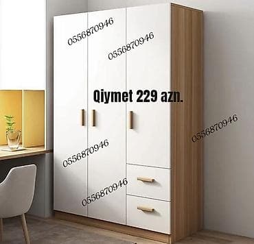 modern mebel: Yeni, Açılan, 3 qapılı Düz dolab, Qarderob, paltar dolabı, Rusiya — 9