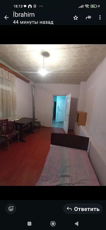 kiraye ucuz evler 2024: Karn keçid. - Elektrik rozetkaları möv cud. - Otaqda soba borusu üçün — 2