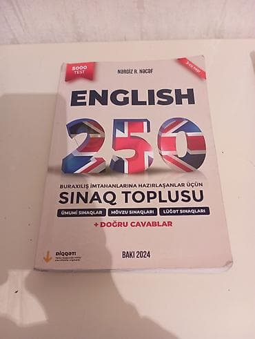 Тесты: Məhsul: “English 250” – Buraxılış imtahanlarına hazırlaşanlar üçün — 1