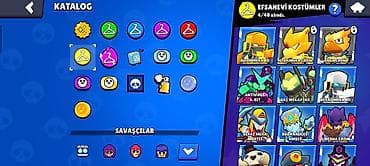 Искусство и коллекционирование: Brawl Stars hesabı – yüksək səviyyəli kolleksiya - Kupa yolu: 23 679 — 6