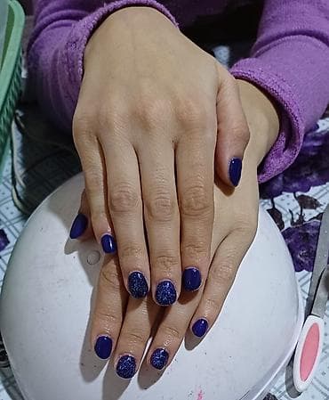 sade dirnaq sekilleri: Evdə Manikür və gel-lak xidməti - Klasik və aparatsız manikür - — 8