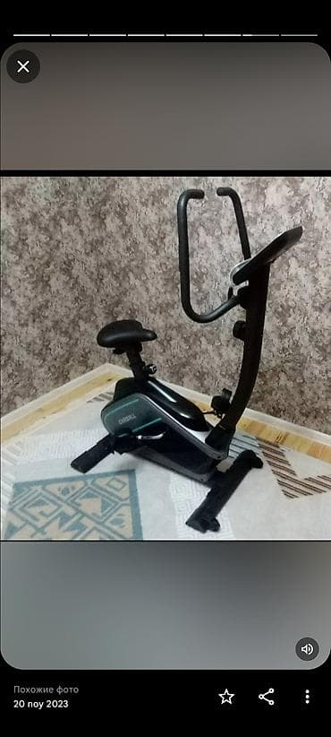 Evdə məşq etmək üçün nəzərdə tutulmuş stasionar velosiped. Bu