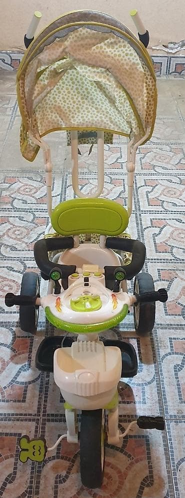 Uşaq arabaları: Üçtəkərli araba, İşlənmiş, Yaş: 18-24 ay, Ünvandan götürmə — 2