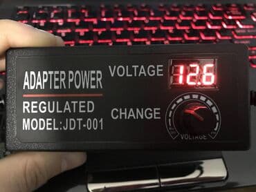 kabel internet: Power Adapter 9 - 24 Volt 3A Üzərində Voltajı artırıb azaldan qolu — 1