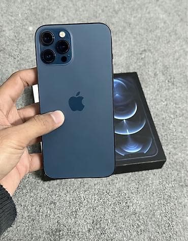 iphone 3g: IPhone 12 Pro Max, 128 GB, Pacific Blue, Face ID — 1