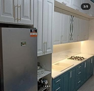 kukna mebel: Sifarişlə mətbəx dəsti, Özü çəkən petlələr, MDF, Kredit yoxdur, Pulsuz çatdırılma, Rayonlara çatdırılma — 7