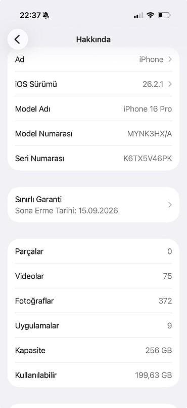 ipad pro 2018: IPhone 16 Pro, 256 GB, Zəmanət — 3