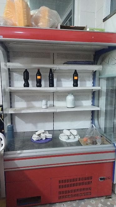 Mağaza/supermarket üçün şaquli vitrin soyuducu - Tip: Öndən açıq