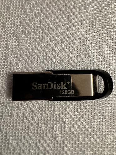 cf kart: Flash kart Sandisk, 128 GB, USB 3.0 — 2